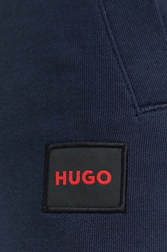 HUGO spodnie dresowe bawełniane granatowy 50447963
