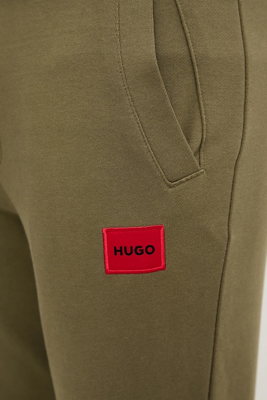 HUGO spodnie dresowe bawełniane Doak212 zielony 50447963