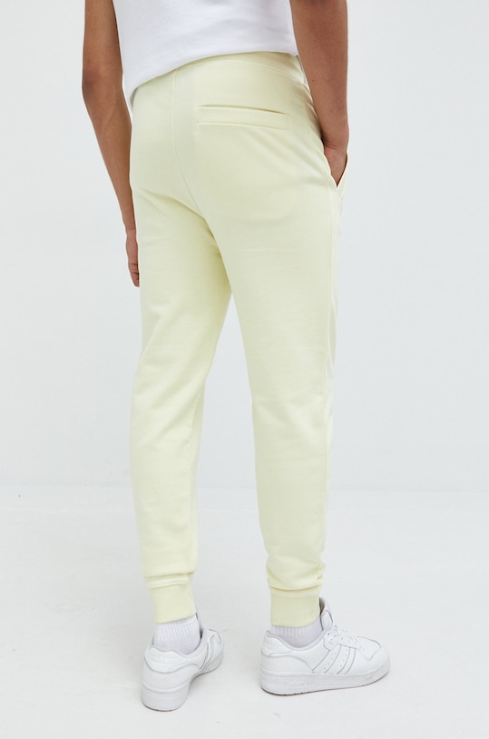 Odzież HUGO spodnie dresowe bawełniane 50447963 żółty