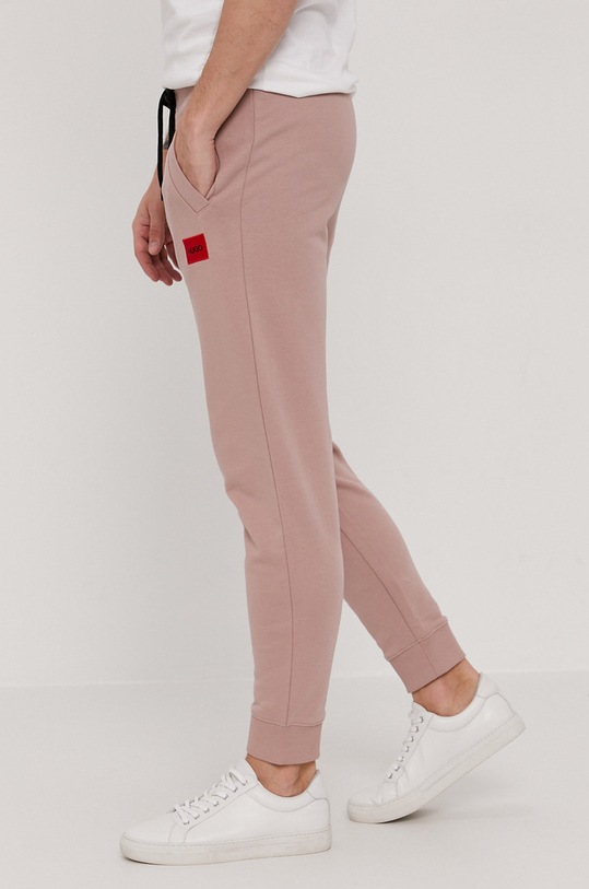 Odzież HUGO spodnie dresowe bawełniane 50447963 beżowy