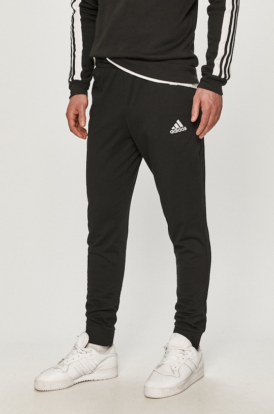 adidas - Spodnie GK9226 dzianina czarny GK9226