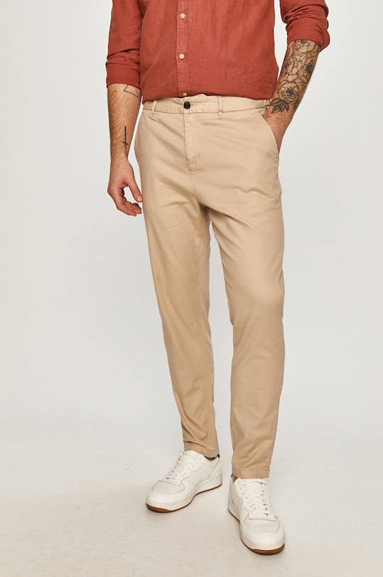 Nohavice Scotch & Soda chinos béžová 160705