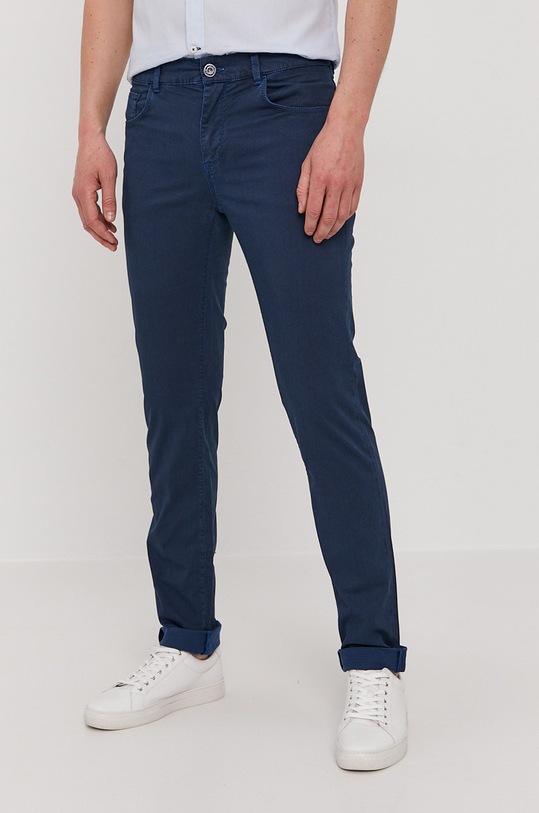 Kalhoty Trussardi Jeans látka námořnická modř 52J00007.1Y000166