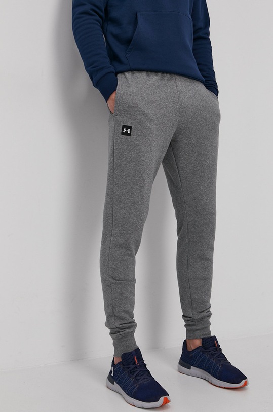 Παντελόνι Under Armour πλεκτό ύφασμα γκρί 1357128