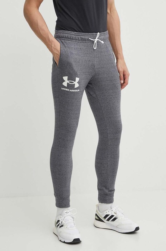 Nohavice Under Armour pletenina sivá 1361642