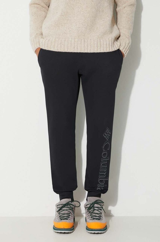 Columbia spodnie dresowe CSC Logo dzianina czarny 1911601