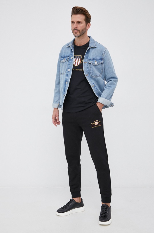 Gant Spodnie 2049005 2049005 czarny SS23