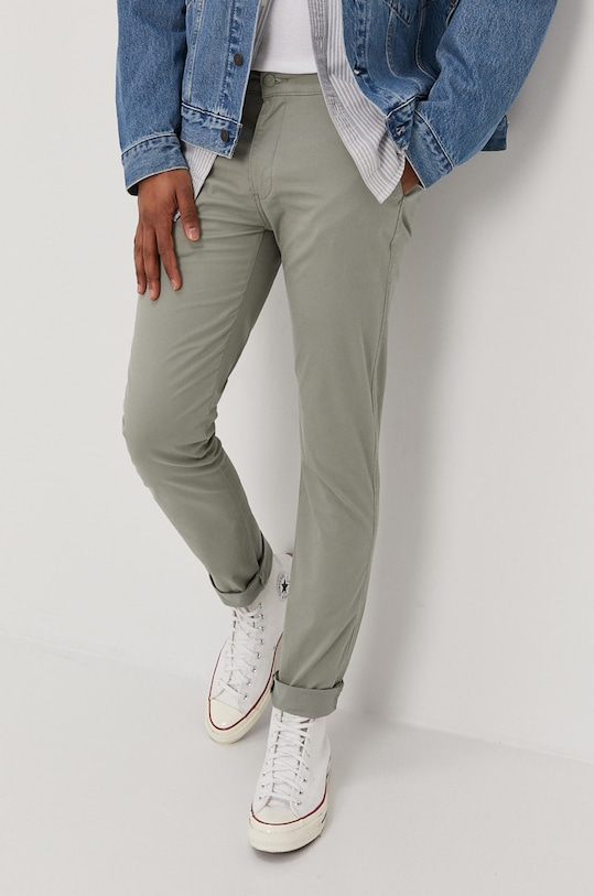 Levi's Spodnie z elastanem zielony 17199.0041