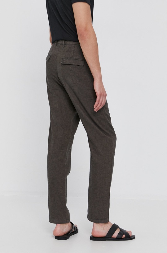 Oblečení Kalhoty Sisley 4ZY155E99.95A zelená