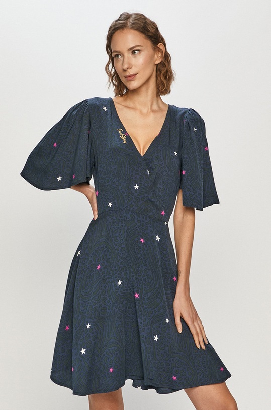 Femi Stories - Šaty Dessak mini námořnická modř DESSAK.SZN