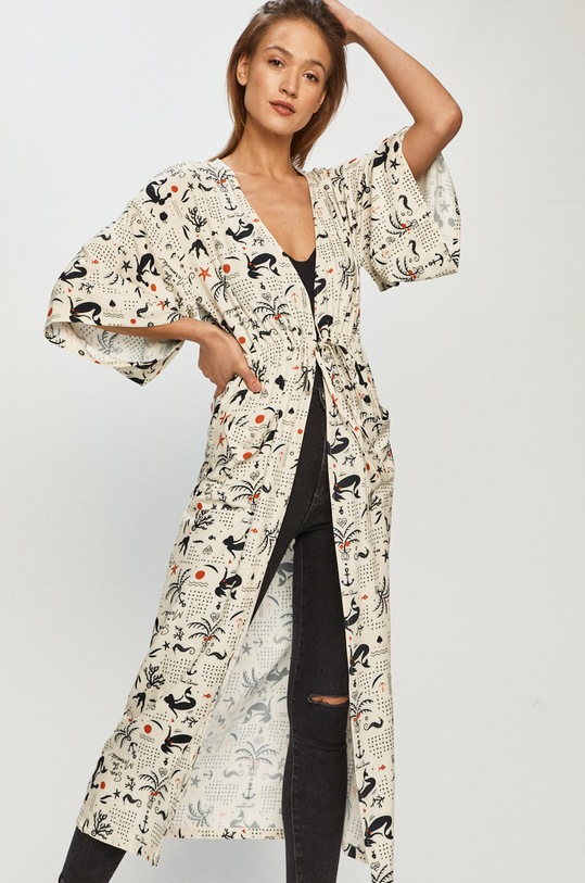 Femi Stories - Rochie Colar midi bej COLAR.SOL