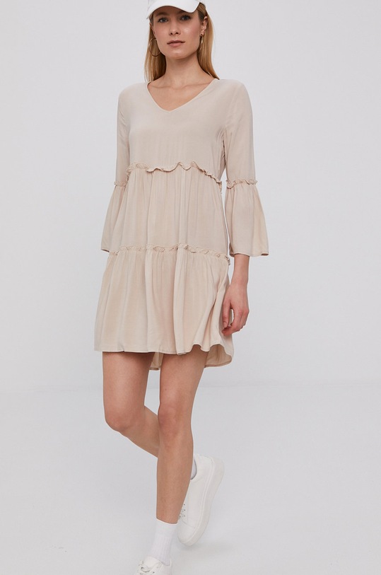 Jacqueline de Yong Sukienka casual beżowy 15234737