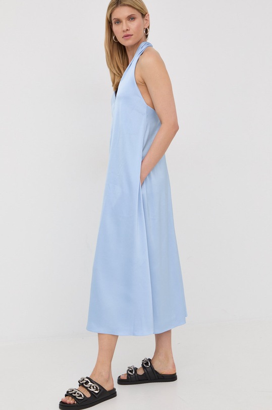 Samsoe Samsoe Сукня maxi блакитний F21100203