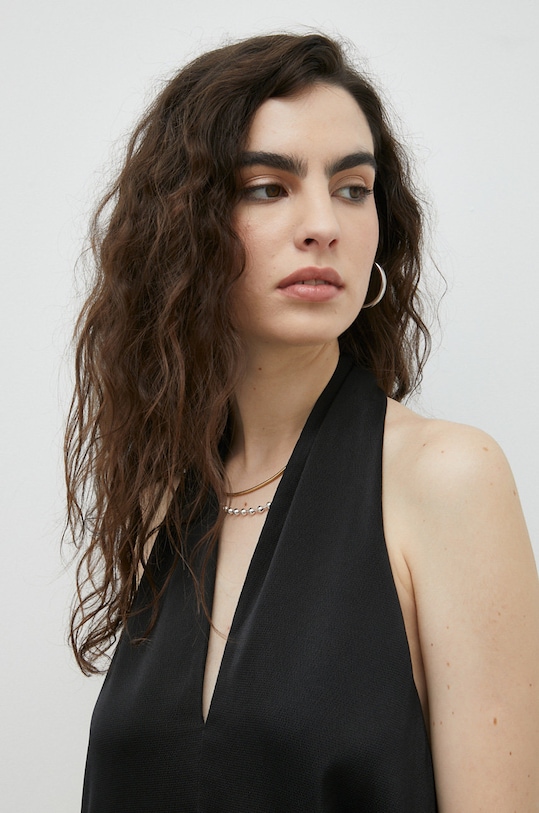 Φόρεμα Samsoe Samsoe μαύρο F21100203