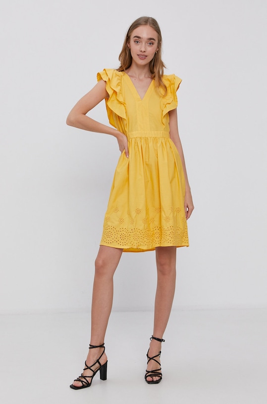Vero Moda - Šaty 10247298 oranžová SS21