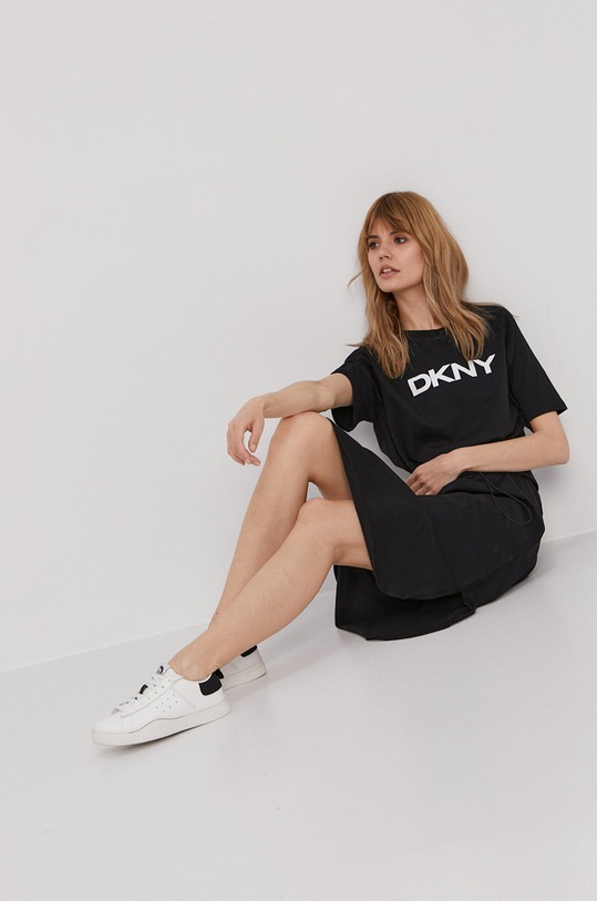 Šaty Dkny P1BD7EGQ černá SS21