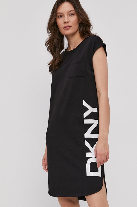 Dkny Sukienka P0RD1B2J casual czarny P0RD1B2J