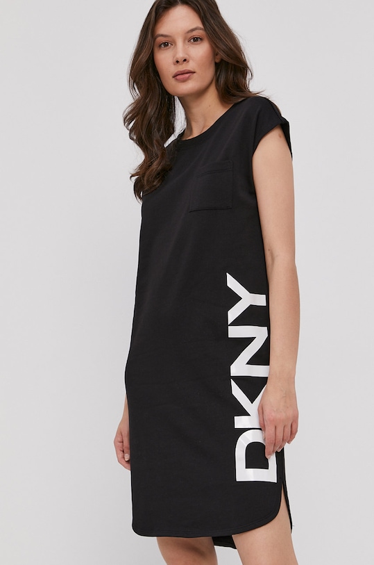 Šaty Dkny mini černá P0RD1B2J