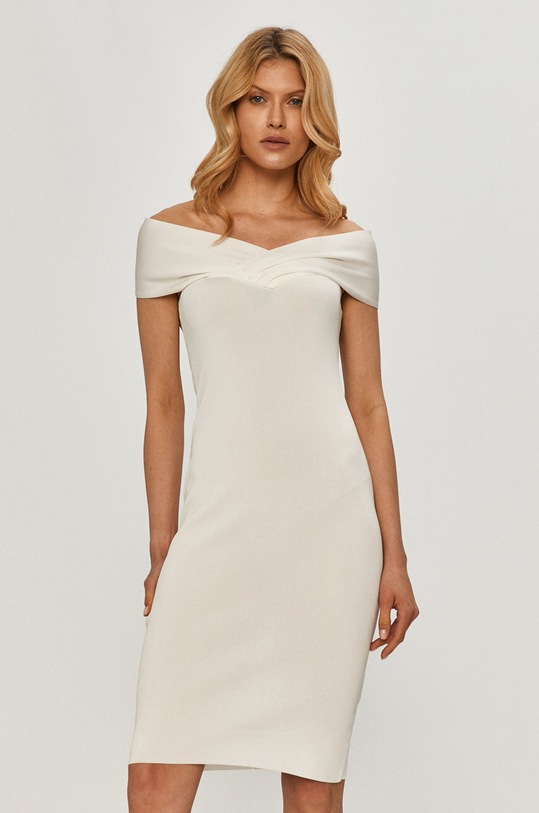 Elisabetta Franchi Sukienka AM06A11E2 biały SS21