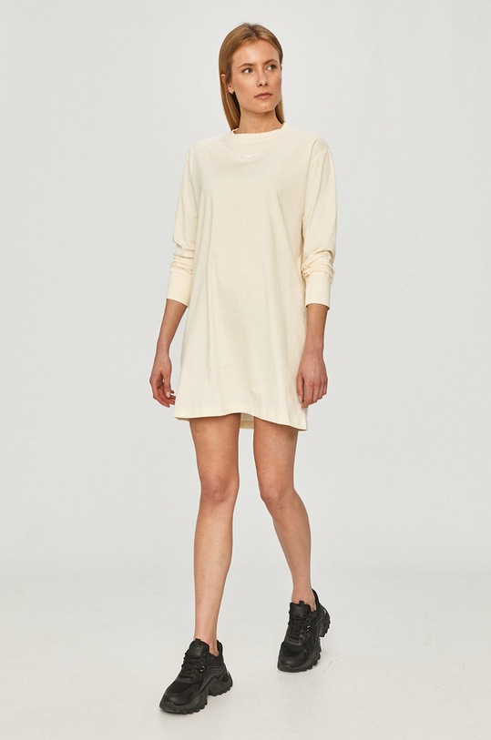 Nike Sportswear - Šaty CU6509 béžová SS21