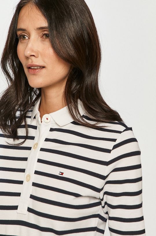 Šaty Tommy Hilfiger bílá WW0WW30370.4891