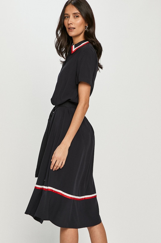 Odzież Tommy Hilfiger Sukienka WW0WW30343.4891 granatowy