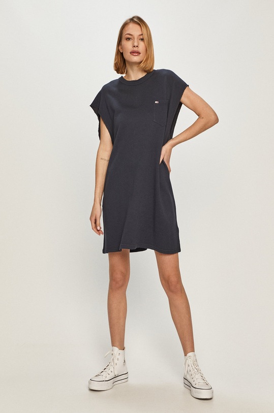 Tommy Jeans - Šaty DW0DW09834.4891 námořnická modř SS21