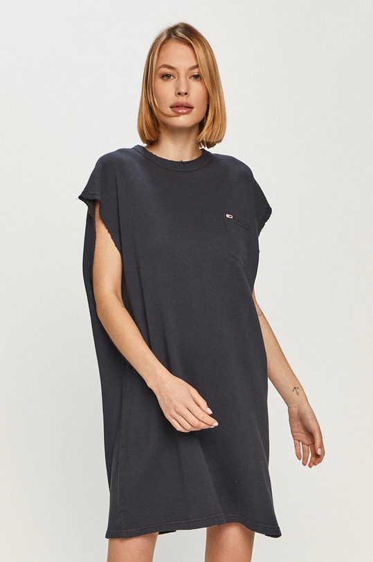 Oblečení Tommy Jeans - Šaty DW0DW09834.4891 námořnická modř