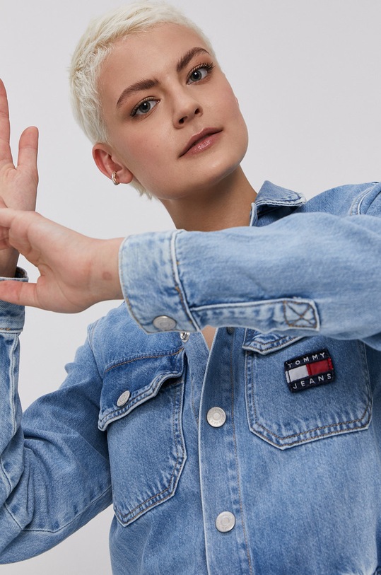 Tommy Jeans Kombinezon jeansowy DW0DW10106.4891 niebieski DW0DW10106.4891