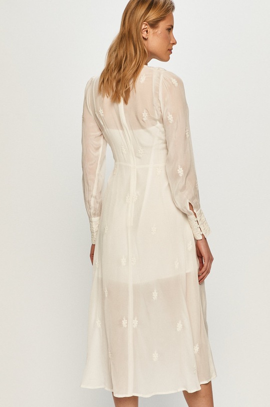 Oblečení The Kooples - Šaty FROB22000K béžová