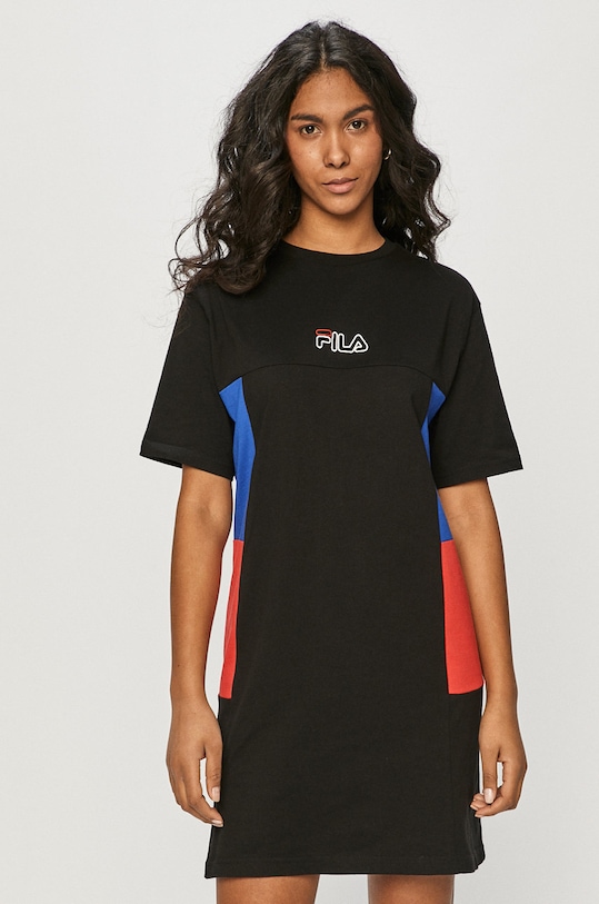 Fila - Sukienka nadruk czarny 683291