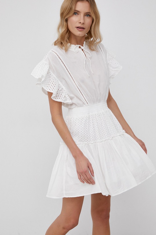 Tally Weijl pamut ruha fűzött fehér SDRCOMISA