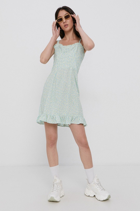 Šaty Tally Weijl SDRVIEMILIAS zelená SS21