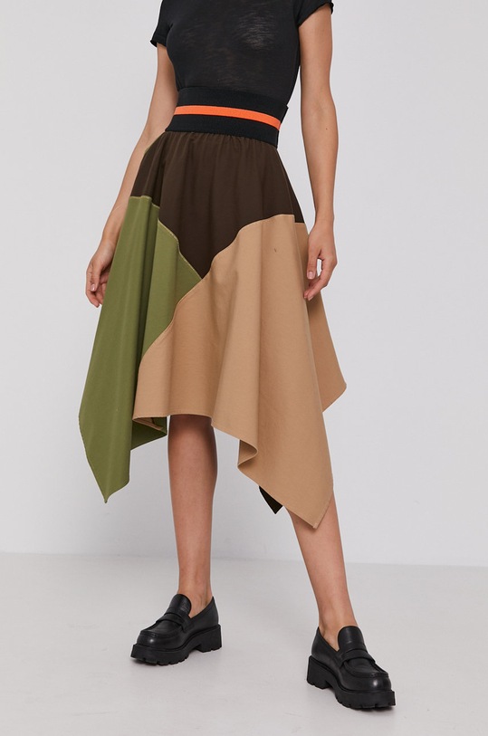 United Colors of Benetton Spódnica z elastanem multicolor 4ADZ50705.902