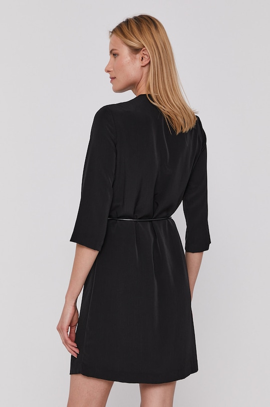 Oblečenie Šaty Sisley 4AE25VFQ7.100 čierna