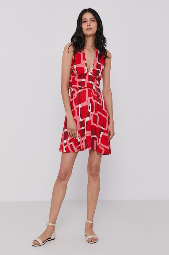 Šaty Sisley 4ADA5VGA6.78M červená SS21
