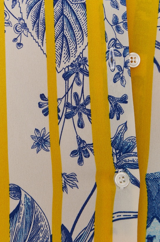 Šaty Sisley 4ACS5VDG7.95B žlutá