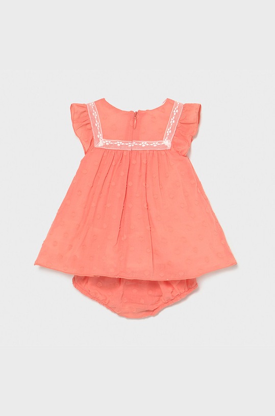 Mayoral Newborn - Dievčenské šaty 1829.2R.NEWBORN oranžová SS21