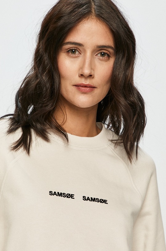 Μπλούζα Samsoe Samsoe λευκό F19218100