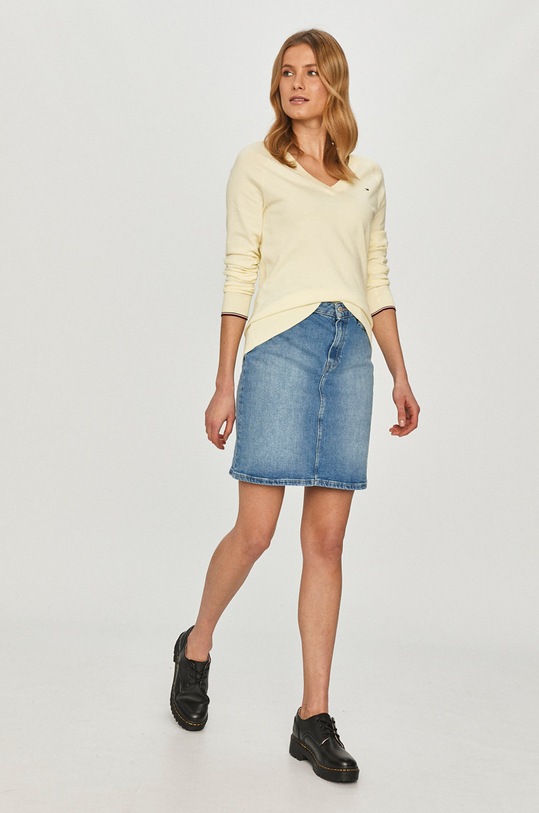 Tommy Hilfiger - Sveter WW0WW29875.4891 žltá SS21