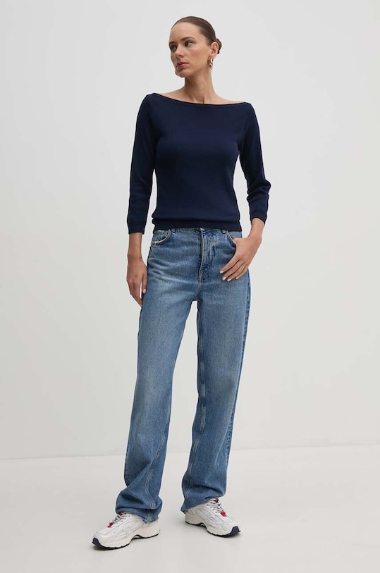 United Colors of Benetton pulover 1091D1M09.501 bleumarin AA00