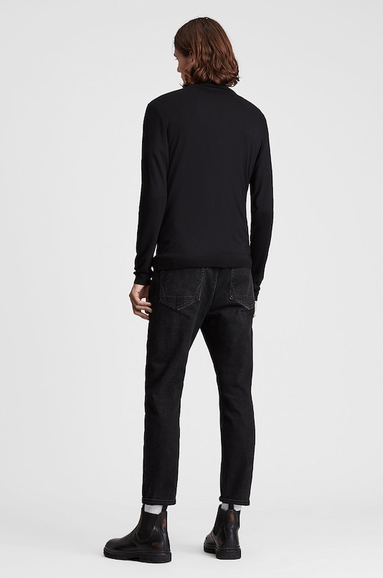 AllSaints - Sweter PARLOUR LS ROLL NECK czarny MD006S