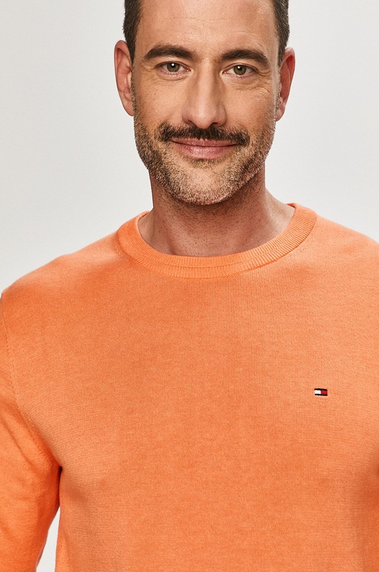 Tommy Hilfiger - Sweter pomarańczowy MW0MW15431.4891