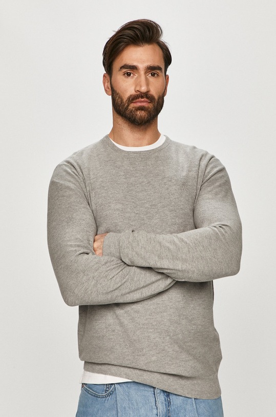 Wrangler - Pulover subtiri gri W8P2PDX37