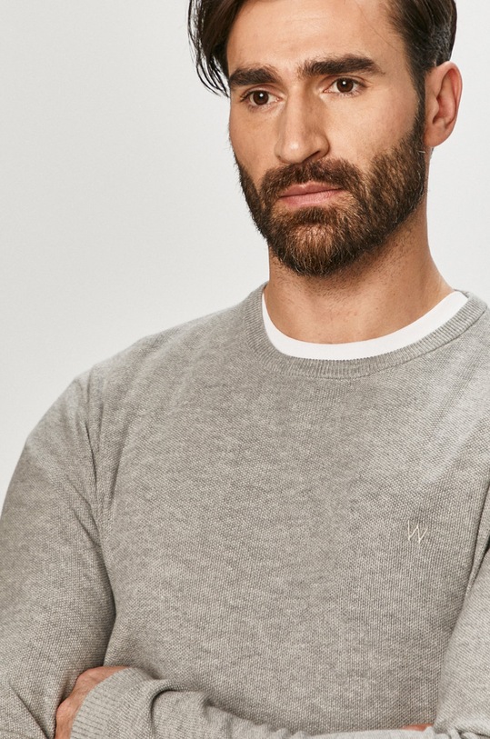 Wrangler - Pulover gri W8P2PDX37