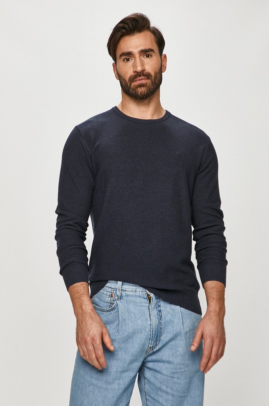 Wrangler - Sweter pozostałe granatowy W8P2PD114