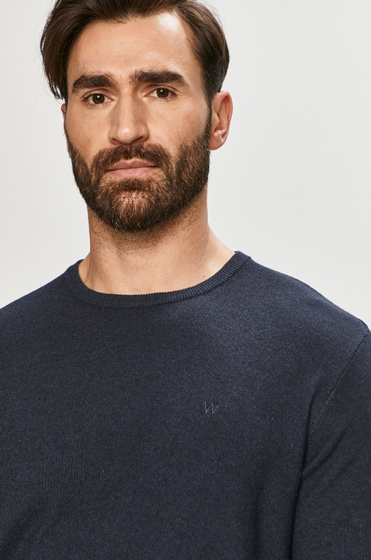 Wrangler - Sweter granatowy W8P2PD114