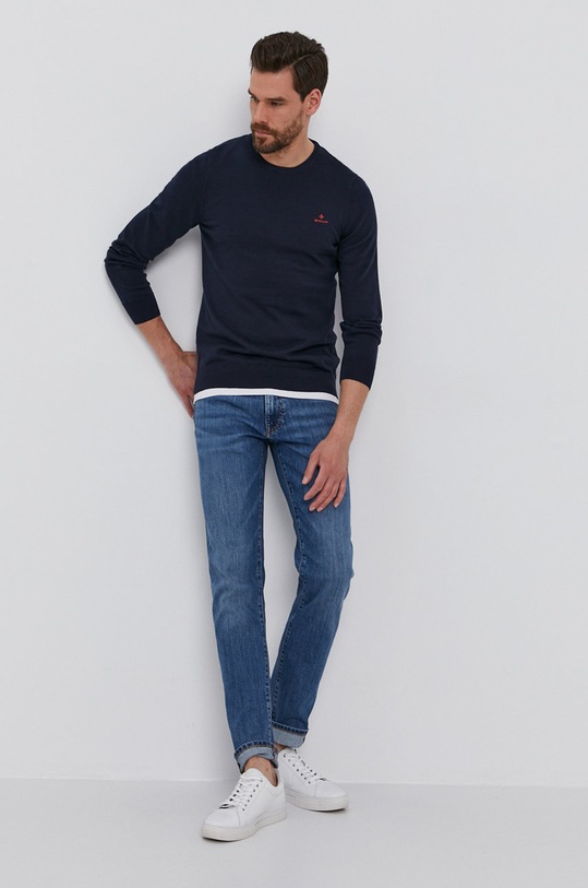 Sveter Gant 8030511 tmavomodrá SS21