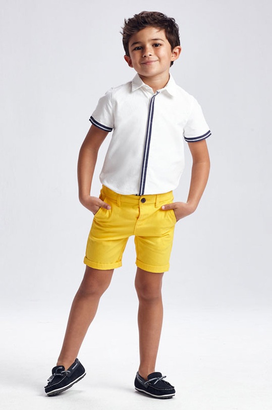 Mayoral - Dětské kraťasy s elastanem oranžová 202.5B.MINI