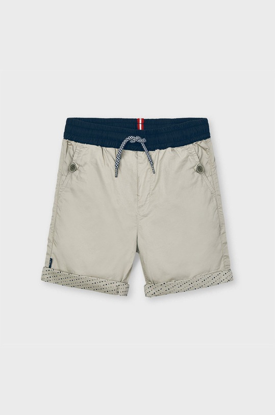 Mayoral - Detské krátke nohavice bavlna béžová 3237.5J.MINI